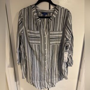 NWT Apt.9 Woman’s Striped Blouse
